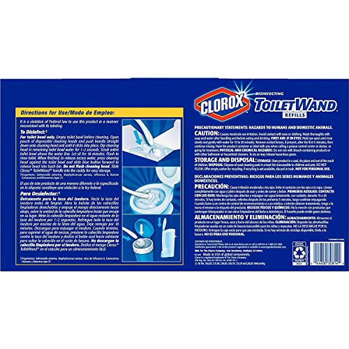 ToiletWand,Disposable Toilet Cleaning Rainforest Rush Refill (36 Count 1 Toilet) - view 2