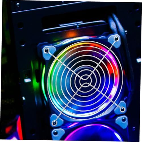 PC Case Fan Grill Mesh Cover 12cm 20Pcs with Screws for Cooling - view 6