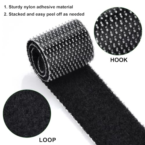 60 PCS 6 Inch Adjustable Cable Ties, Reusable Cord Management Straps - view 6