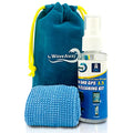 Wave Away Sonar & GPS Screen Cleaner Kit – Ammonia-Free LCD Screen Cleaner with Microfiber Cloth – Drip-Resistant, Streak-Free Solution for Electronics & Sunglasses – 1.5oz