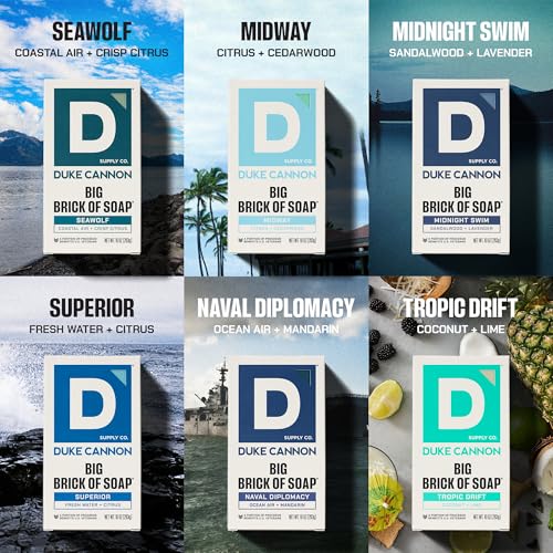 Duke Cannon Big Brick of Soap Variety Pack, 6 Bars, Men's Soap, 10 oz - view 2