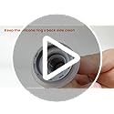 3 in 1 Kitchen Sink Drain Strainer and Stopper Silver 1 Pack - view 7