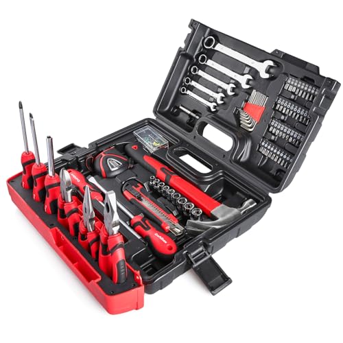 75-Piece Home Tool Kit, General Household Hand Tool Set with Case