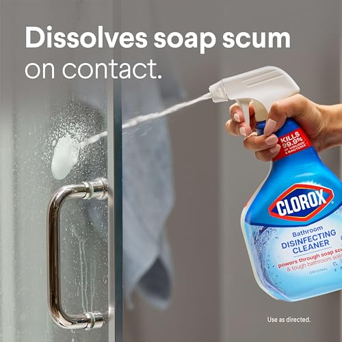 Bathroom Disinfecting Cleaner, Original, Spray Bottle, 30 Fl Oz (Pack May Vary) - view 6