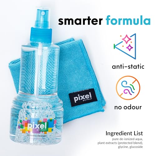 Pixel Perfect | 10oz | Screen Cleaner Kit, for TV, Laptops, Computers, Monitors, Phones, Tablets | 300ml Cleaning Kit, Premium Natural Spray - view 4