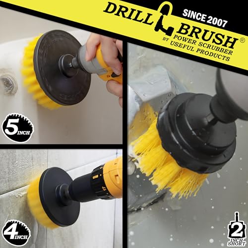 Bathroom Accessories - Flat Scrub Brushes - Grout Cleaner - Shower Scrubber - view 2