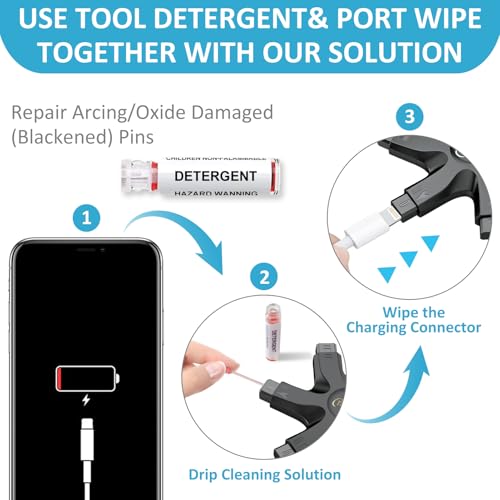 IPhone Cleaning Kit for Charging Port Cleaner,Lightning Charger Connector - view 5