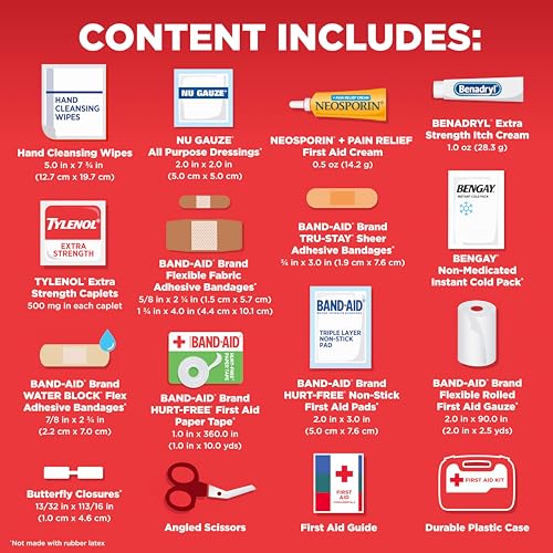 Brand All-Purpose Portable Compact First Aid Kit, 160 Piece - view 5