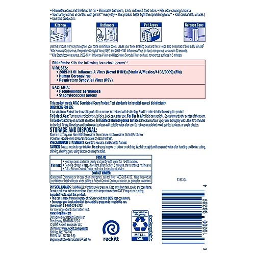 Neutraair Disinfectant Spray, 2 In 1: Eliminates Odors and Disinfects, Tropical Breeze, 10 Fl. Oz - view 4