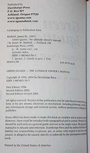 Green Iguana: The Ultimate Owner's Manual - view 3