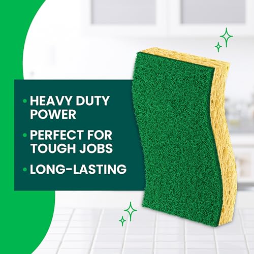 Heavy Duty Scrub Sponge, 6 Pack - view 2
