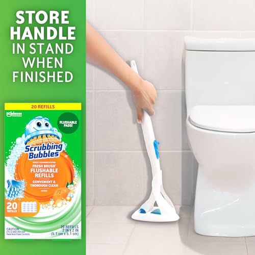 Fresh Brush Flushable Cleaner Refills, 20 Count, (2-Pack) - view 6