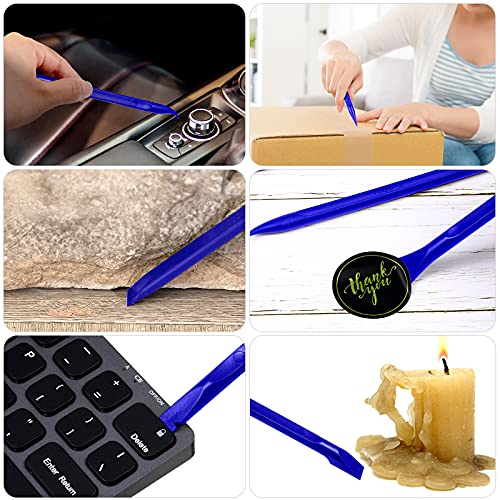 9 Pcs Cleaning Scraper Tool Detailing Picks Non Scratch, Black - view 5