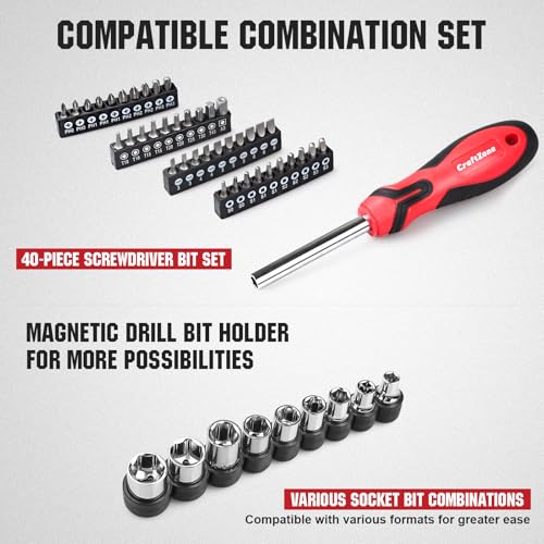 75-Piece Home Tool Kit, General Household Hand Tool Set with Case - view 4