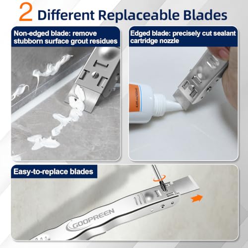 6 IN 1 Caulking tool,Stainless Steel caulk tool & silicone caulking tool - view 6