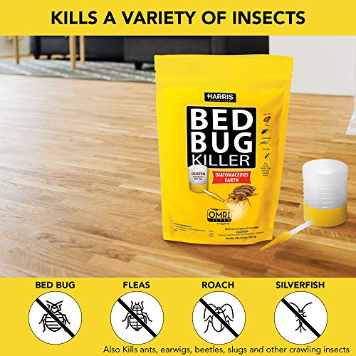 Bed Bug Killer, Diatomaceous Earth (4lb with Duster Included Inside The Bag) - view 2