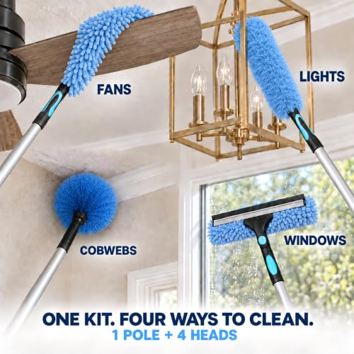 20ft High Ceiling Duster Kit with 5-12ft Extension Pole - view 6