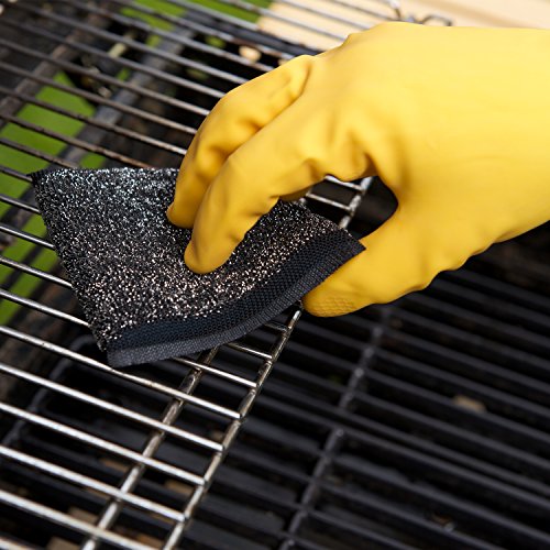 Scrub Away Stainless Steel Scourers - 20 Single Packs of Scouring Pads - Heavy Duty Non Scratch Metal Scourer - Easy to Clean - Tackles Tough and Burnt on Food - view 4