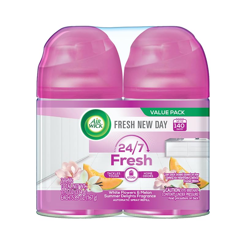 Automatic Air Freshener Spray Refill, Summer Delight, 2 count