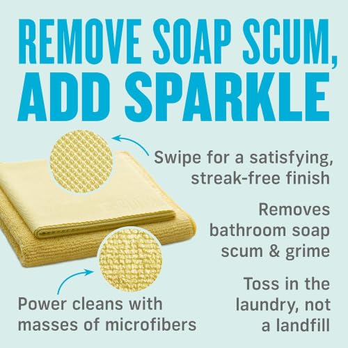 Bathroom Cleaning Cloth Kit, Reusable Towel - 1 Pack - view 5