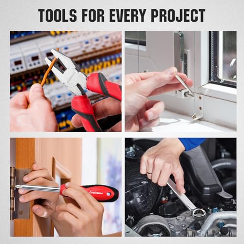 75-Piece Home Tool Kit, General Household Hand Tool Set with Case - view 6