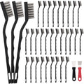30 PCS Mini Nylon Brush Set，Masonry Brush Nylon Bristle