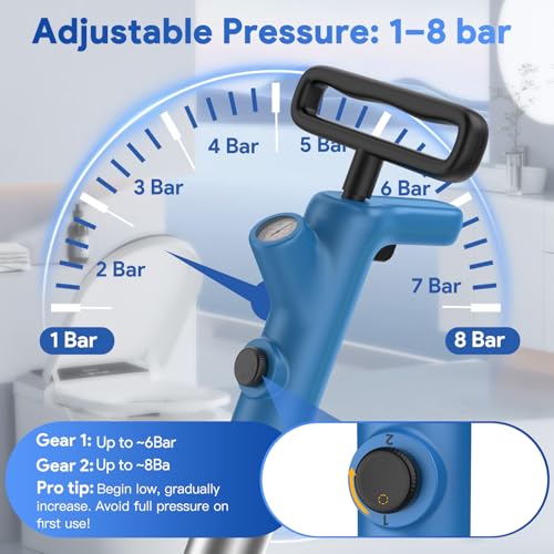 High Pressure Toilet Plunger with Real-Time Gauge - view 4
