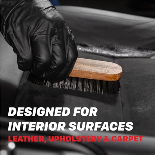 Universal Leather & Upholstery Brush – Soft Nylon Interior Detailing Brush for Leather, Vinyl, Fabric & Carpet Cleaning – Car Detailing Brush for Seats, Floor Mats & Door Panels - view 5