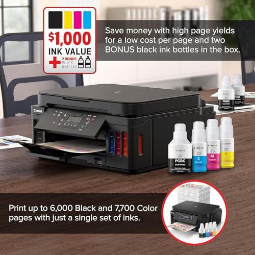 PIXMA G6020 MegaTank All-in-One Printer (3113C002) Bundle - view 2