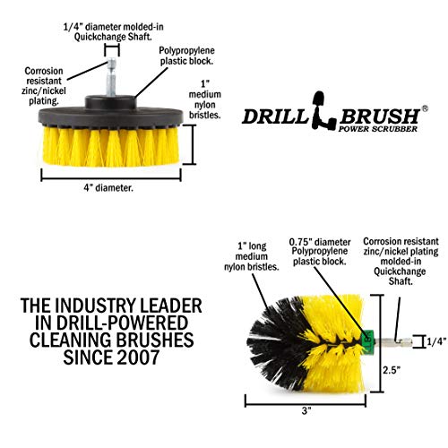 Drill Brush - Power Tool Cleaning Attachment - Shower Drill Cleaning Brush - view 5