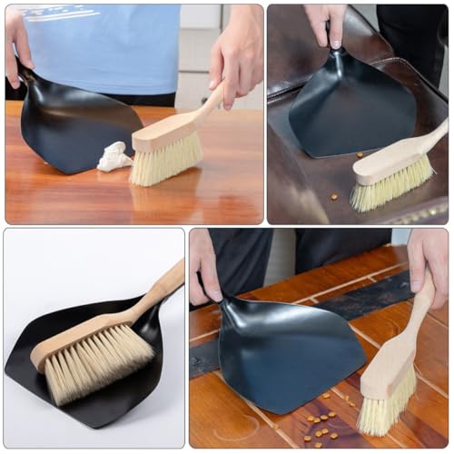Mini Hand Broom and Dustpan Set, Snap Together Desk Cleaning Tool - view 6