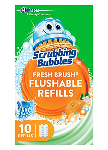Fresh Brush Flushable Refills - Citrus Action Scent - 10 Count Flushable Refills Per Box - Pack of 3 Boxes - view 3