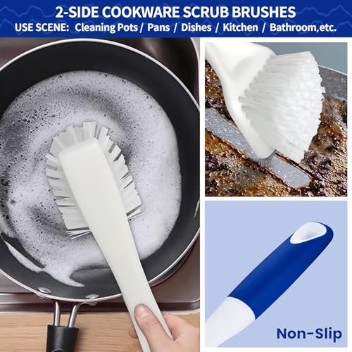 6-Pack Hand Scrub Brushes for Cleaning - view 6