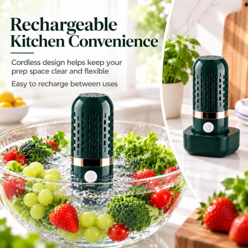Fruit Vegetable Cleaner Wireless Rechargeable Produce Washer for Kitchen - view 5