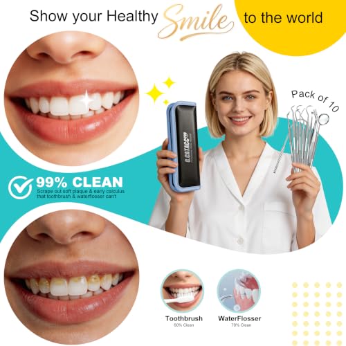 10 Pack Dental Tools Kit, Professional Teeth Cleaning Set - view 4