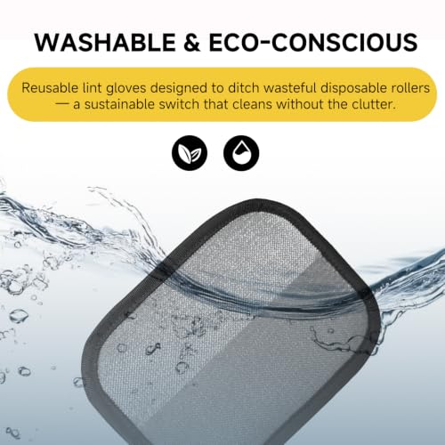 Pet Hair Remover Gloves Brush for Dogs & Cats,Electrostatic Reusable Pet Hair Remover Tool for Laundry,Clothing,Couch,Carpet,Car Seat,Upgraded Animal Fur Removal Tool - view 7