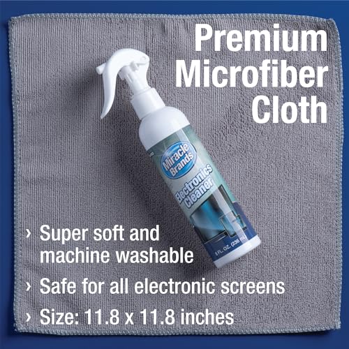 MiracleSpray for Electronics Cleaning, Safe Multisurface Cleaner for Any TV, Phone, Monitor, Keyboard, Screen, Computer, Includes Microfiber Towel - 8 Ounce Kit - view 4