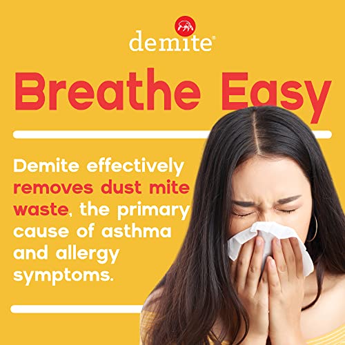 Laundry Additive - Dust Mite Waste Remover for Allergy Relief, Treatment for Bedding & Clothes, Safe for Children & Pets, Fragrance-Free Gentle Formula, Use with Any Laundry Detergent, 8 fl oz - view 3