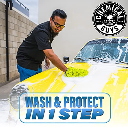 CWS_212_64M Car Wash Starter Bundle - HydroSuds Ceramic SiO2 Shine High Foaming Car Wash Soap, 64 oz, Berry Scent + Chenille Wash Mitt (2 Items) Works on Cars, Trucks, SUVs, RVs & More - view 3