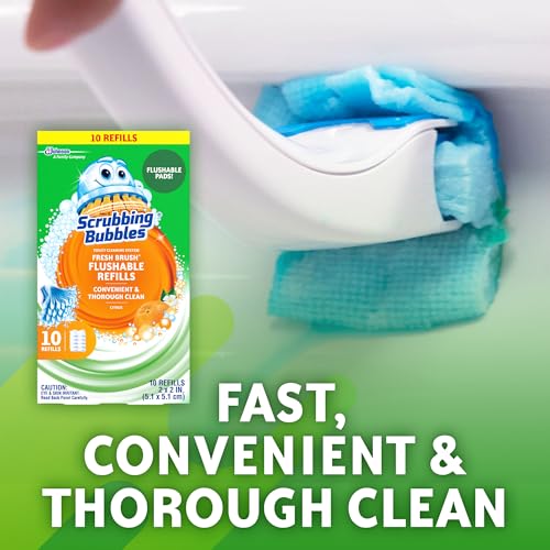 Fresh Brush Flushable Cleaner Refills, 10 Count, (1-Pack) - view 3