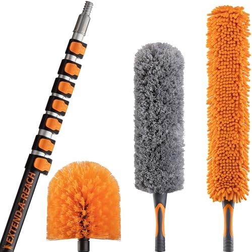 20 Foot High Reach Duster Kit with 4-12 ft Telescopic Extension Pole - view 7