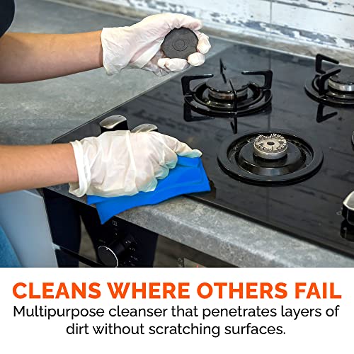 Cleanser Trio - Mega Bundle (21 Oz Cleanser and Polish Powder | 26 Oz Liquid Soft Cleanser | 13 Oz Cooktop Cleaner) Plus 1 Foxtrot Microfiber Towel and 1 Microfiber Scrubber Sponge - view 6