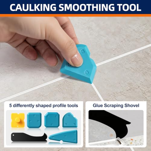 6 IN 1 Caulking tool,Stainless Steel caulk tool & silicone caulking tool - view 7