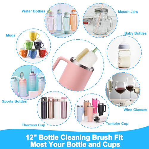 5 in 1 Bottle Cleaning Brush Set,Multifunctional,7 Pcs - view 4