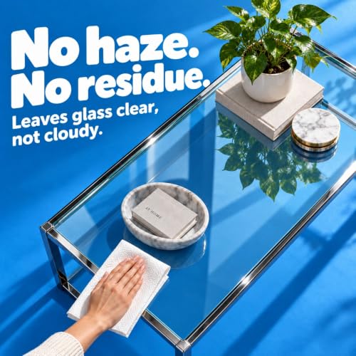 Perfect Glass Cleaner Spray, Streak-Free, Ammonia-Free Window, Mirror, Screen, Tinted Glass, and Shower Door Cleaner, Indoor and Outdoor Glass Surfaces, 32 Fl Oz, Pack of 6 - view 4
