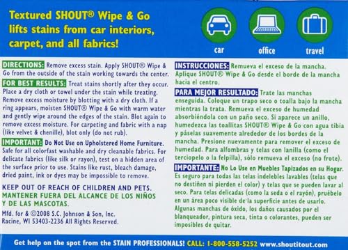 Stain Remover Wipes, 12 Count (Pack of 2) - view 2