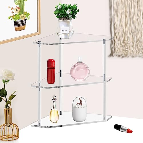 Corner Shelf, 2 Tier Bathroom Counter Organizer Acrylic Organizer - view 2