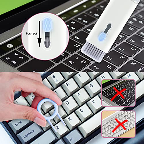 7-in-1 Electronic Cleaner Kit,Keyboard Cleaner,Laptop Cleaner Kit for Monitor, Cell Phone, Headset, Lego, Laptop Camera Lens(Blue) - view 3