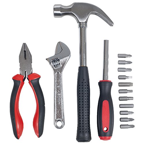 Tool Set for Home, Red, 15-Piece - view 3