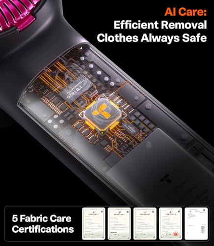 Rechargeable Fabric Shaver Electric Lint Remover 3-Speed Remove Fuzz, Pilling for Cashmere, Wool, Clothes, Sweater, Coat, Furniture, Clothes depiller with Replacement Blades - view 6